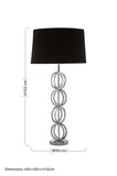 Skye Table Lamp With Multi Ring Base