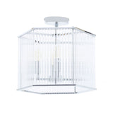 Lerci 4 Light Hexagonal Chrome Pendant - SE Home