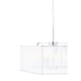 Lerci 6 Light Hexagonal Chrome Pendant Light - SE Home