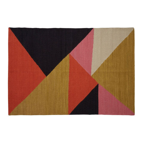 Bosie Villon Rug With Triangular Shapes Design - SE Home