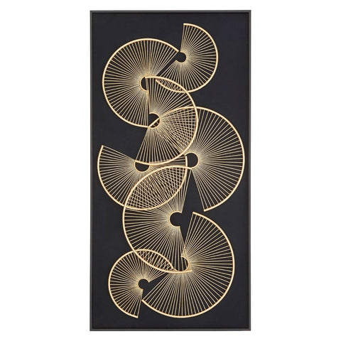 Modello Metal Fan Framed Wall Art - SE Home
