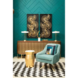 Modello Metal Fan Framed Wall Art - SE Home