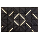 Modello Gold / Black Wood Panel Wall Art - SE Home