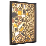 Arts & Crafts Modello Gold/black Paper Sculpture Wall Art