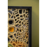 Arts & Crafts Modello Gold/black Paper Sculpture Wall Art