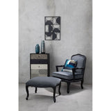 Trento Black Finish Semicircle Wall Art - SE Home