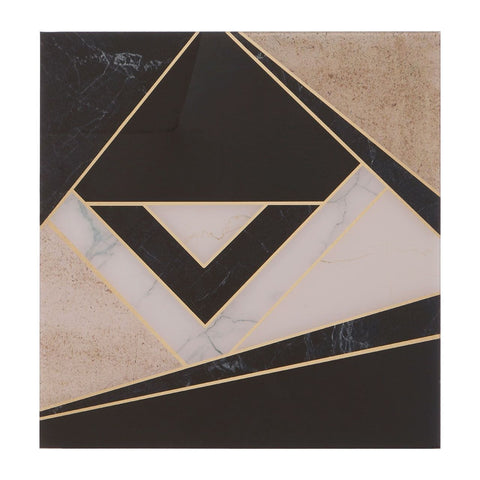 Celina Deco Black / White Wall Art - SE Home
