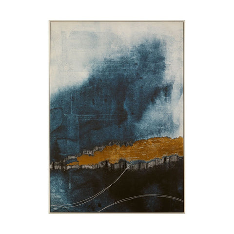 Astratto Blue / Gold Wall Art - SE Home