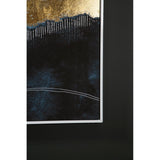 Arts & Crafts Astratto Blue / Gold Wall Art