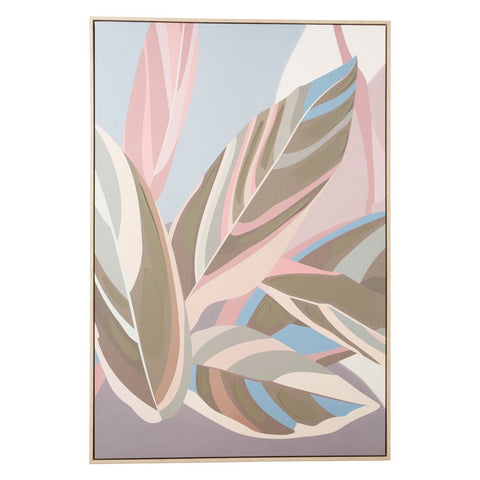 Arts & Crafts Astratto Canvas Multileafs Wall Art