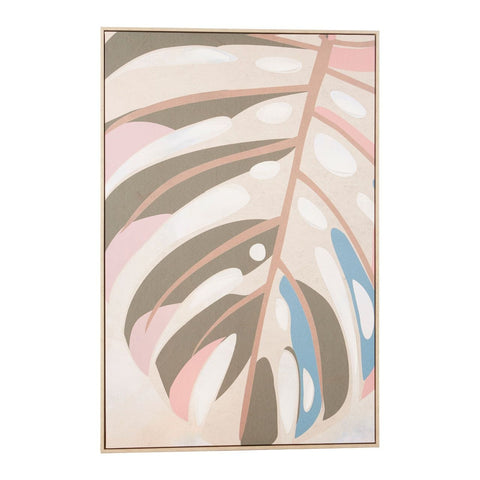 Astratto Canvas Leaf Design Wall Art - SE Home