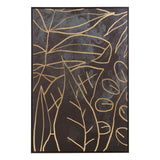 Arts & Crafts Astratto Canvas Black And Gold Wall Art