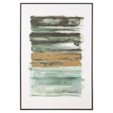 Astratto Canvas Green And Gold Wall Art - SE Home