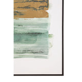 Astratto Canvas Green And Gold Wall Art - SE Home