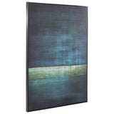 Arts & Crafts Astratto Canvas Teal Wall Art