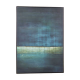 Arts & Crafts Astratto Canvas Teal Wall Art