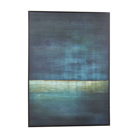 Arts & Crafts Astratto Canvas Teal Wall Art
