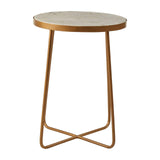 Kitchen & Dining Room Tables Shalimar Round Side Table With Cross Base