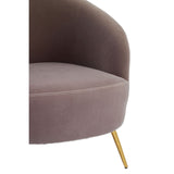 Arm Chairs, Recliners & Sleeper Chairs Downton Mink Velvet Armchair