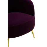 Arm Chairs, Recliners & Sleeper Chairs Downton Purple Velvet Armchair