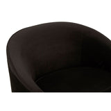 Arm Chairs, Recliners & Sleeper Chairs Downton Black Velvet Armchair
