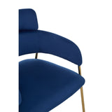 Arm Chairs, Recliners & Sleeper Chairs Tamzin Blue Velvet Dining Chair