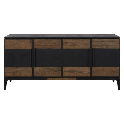 Cabinets & Storage Salvar Sideboard In Antique Oak In A Natural Black Finish