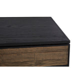 Salvar Sideboard In Antique Oak In A Natural Black Finish - SE Home