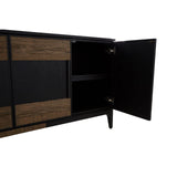 Salvar Sideboard In Antique Oak In A Natural Black Finish - SE Home