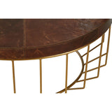 Coffee Tables Kensington Townhouse Brown Round Coffee Table