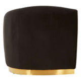 Batix Black Left Arm Chaise Longue - SE Home