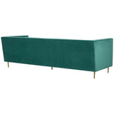Otylia 3 Seat Green Sofa - SE Home