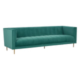 Otylia 3 Seat Green Sofa - SE Home