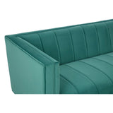 Otylia 3 Seat Green Sofa - SE Home