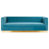 Opal 3 Seat Light Blue Sofa - SE Home