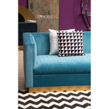 Opal 3 Seat Light Blue Sofa - SE Home
