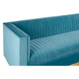 Opal 3 Seat Light Blue Sofa - SE Home