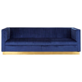 Sofas Opal 3 Seat Deep Blue Sofa