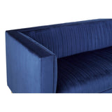 Opal 3 Seat Deep Blue Sofa - SE Home