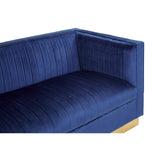 Opal 3 Seat Deep Blue Sofa - SE Home