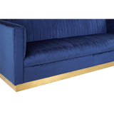 Opal 3 Seat Deep Blue Sofa - SE Home