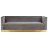 Opal 3 Seat Grey Sofa - SE Home
