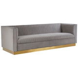 Opal 3 Seat Grey Sofa - SE Home