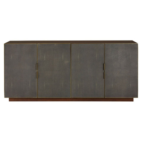 Kempton Sideboard In Shagreen With Walnut Veneer - SE Home