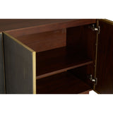 Cabinets & Storage Kempton Sideboard In Shagreen With Walnut Veneer