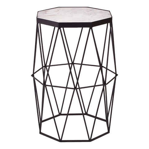 Kitchen & Dining Room Tables Shalimar Octagonal Black Finish Side Table