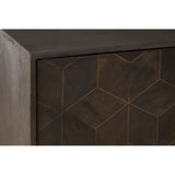 Sagor Sideboard In Mango Wood And A Antique Brass Finish - SE Home
