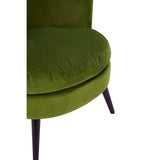 Arm Chairs, Recliners & Sleeper Chairs Green Round Armchair