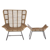 Frego Lounge Chair And Footstool - SE Home