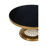 Anzio Gold Frame Coffee Table - SE Home